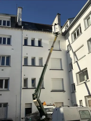 Rénovation de la toiture d'un immeuble à Lorient, Lorient, COUVREUR.TA