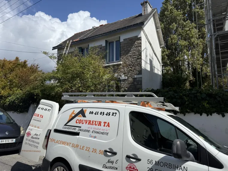 Rénovation de toiture à Lorient, dans le Morbihan et le Finistère, COUVREUR.TA