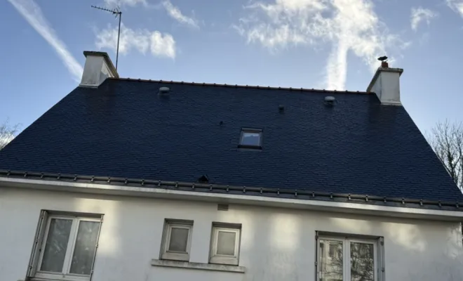 Nettoyage démoussage de toiture, Lorient, COUVREUR.TA